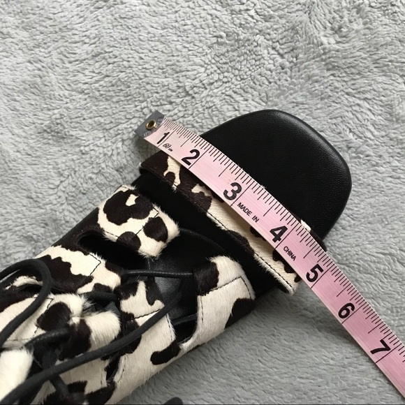 SENSO Rhiannon III Cow Hair Lace-up Heel Chalk - Picture 10 of 11